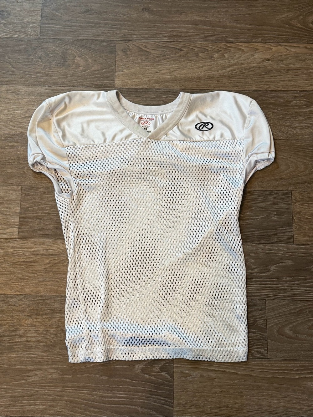 Rawlings Football Jersey White Adult Small